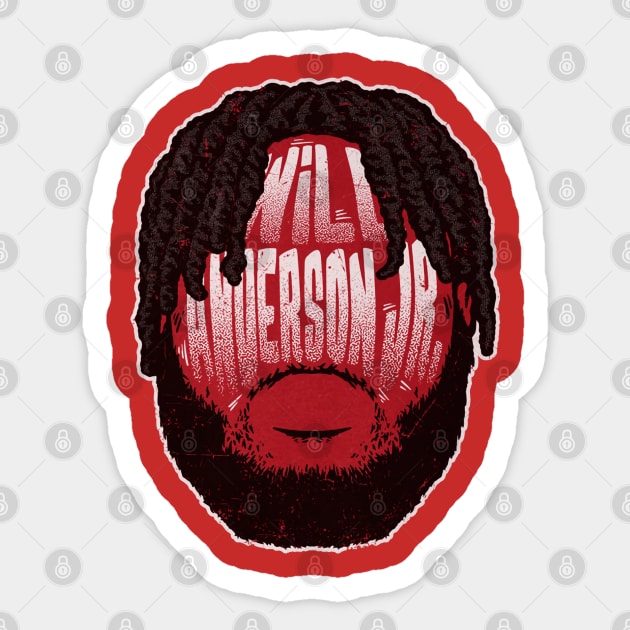 Will Anderson Jr. Houston Player Silhouette Sticker by danlintonpro